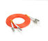 мулти кабель ПВК гибкого провода 3.0мм стекловолокна соединителя режима СТ-ЛК двухшпиндельный оранжевый