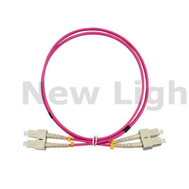 3 метра СК - дуплекса гибкого провода кабеля оптического волокна СК мультимодного с кабелем зажима ОМ4